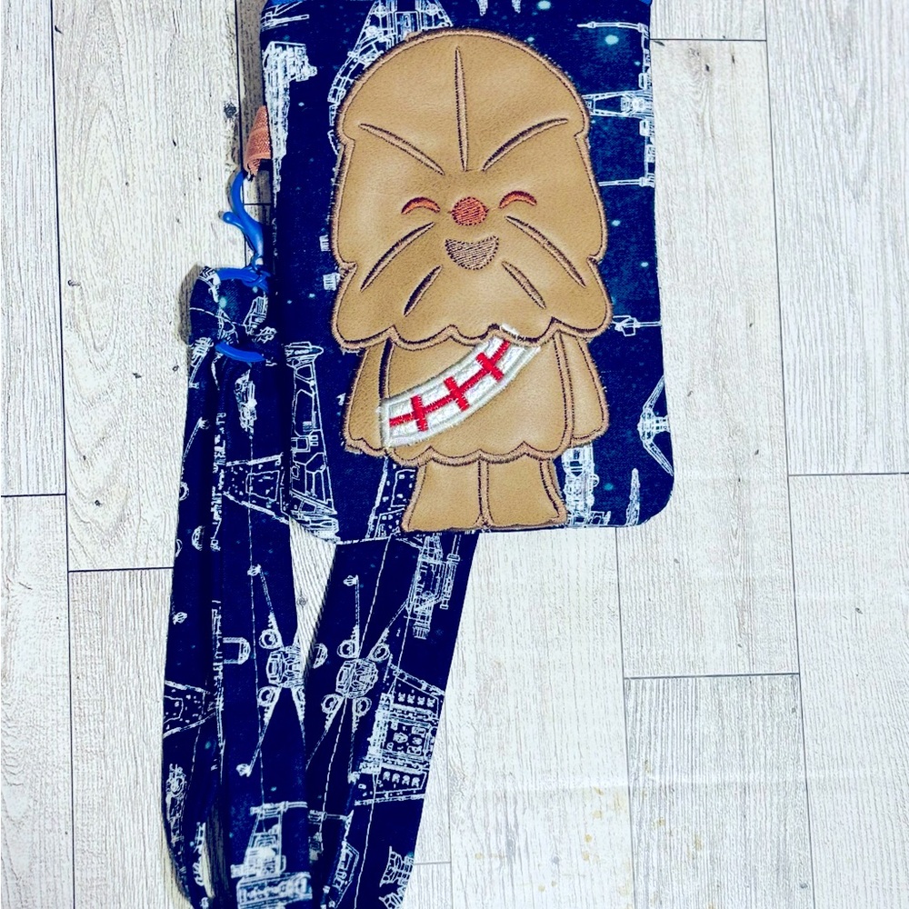 Star Wars Chewie Wristlet / Lanyard Bag